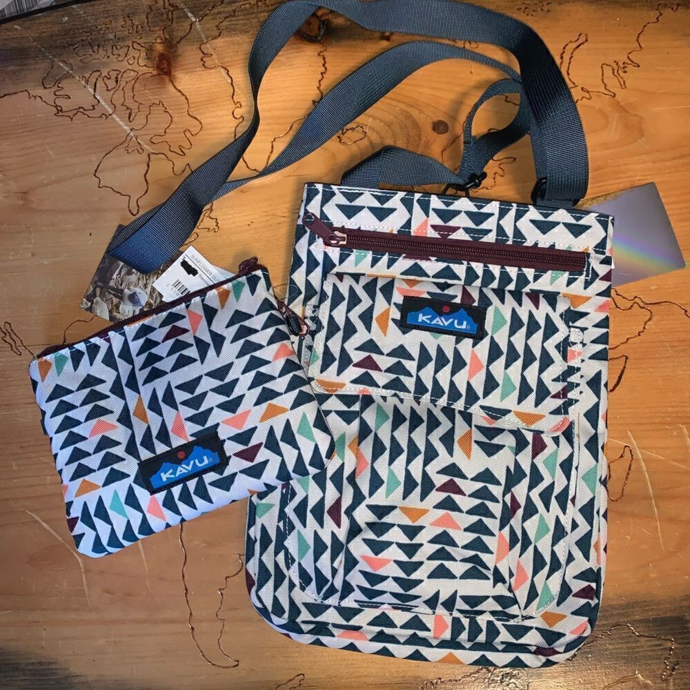 KAVU For Keeps & Renrose Trinatural crossbody bag